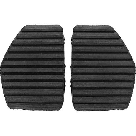 paire de couvre-pédales de frein et d'embrayage antidérapants noirs en caoutchouc, compatibles avec les modèles suivants : 1007, 207, 208, 301, C3, C4, 307 et 508 (1/5)