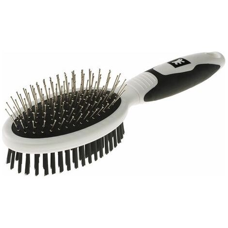 Ferplast GRO 5763 Premium Spazzola combinata per cani con pelo corto, medio e lungo.. Variante GRO 5763 PREMIUM - Misure: 23.5 x 6.7 x h 6 cm - (1/3)