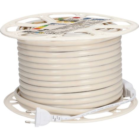 Rouleau 50M Bande LED 12W/M 4000-4500K IP65 230V dimmable