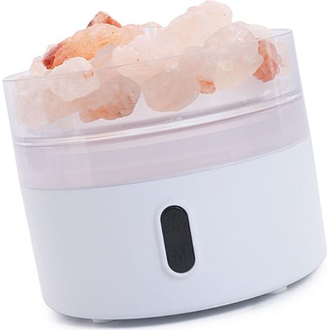 Lampe à sel diffuseur humidificateur multicolore cristal de sel USB de bureau vaporisateur huiles essentielles humidificateur d'air (1/4)