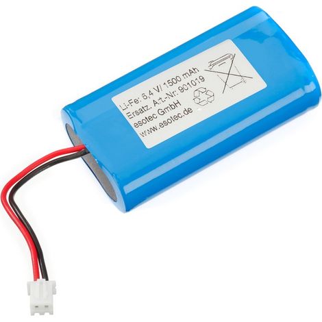 Pack batterie Li-Fe 6,4V 1500mAh