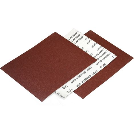 Fogli di tela resinata per metalli e legno 230x280mm Gr. 150 - Rosver - 50 pz