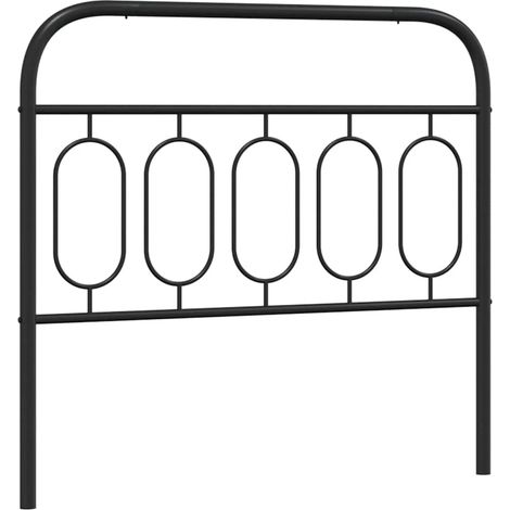 Maison Exclusive - Cabecero de repuesto de metal negro 100 cm