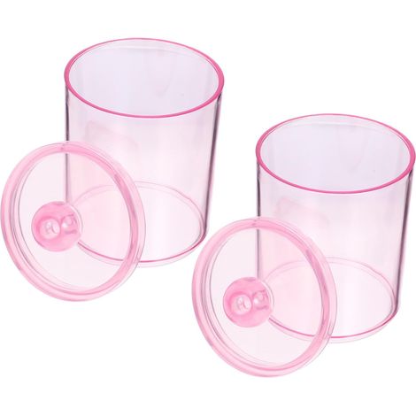 Pinker Make up Organizer mit Schutzdeckel und hochwertiger