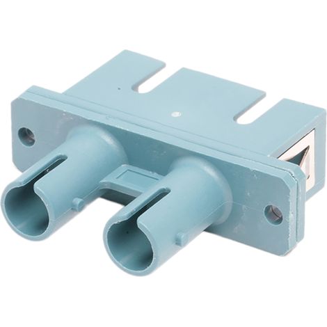 Adaptateur pour fibre optique, ST vers SC Monomode Duplex, Perte d'insertion 0.1dB ( Prix pour 1 ) (1/2)