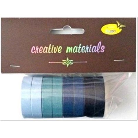 Nastri di carta blu da 10 mm, 8 pezzi