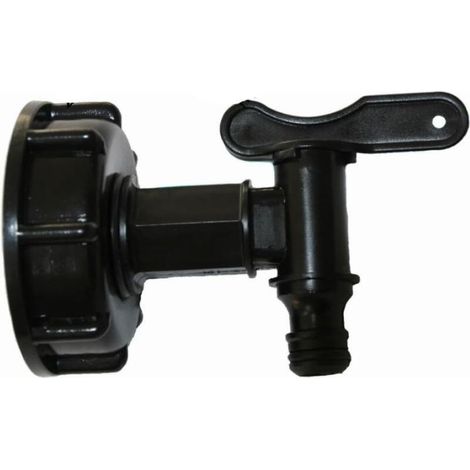 Raccord Robinet en PVC pour Raccord Rapide,Réservoir d'eau Cour Jardin Tuyau Valve Adaptateur Raccords commutateur,pour Cuve IBC 1000L (1/5)