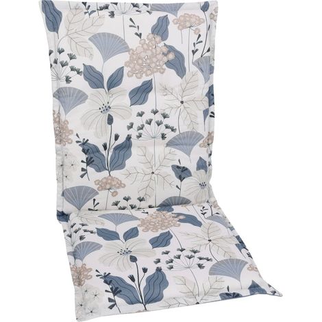 GO-DE Sesselauflage mittel 50 x 108 x 6 cm beige (1/3)