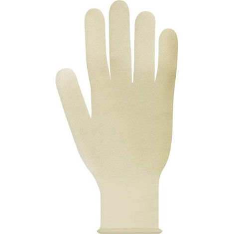 Ajsia Gants En Latex Naturel Contact Sans Poudre Taille M Boîte De 100 Pièces