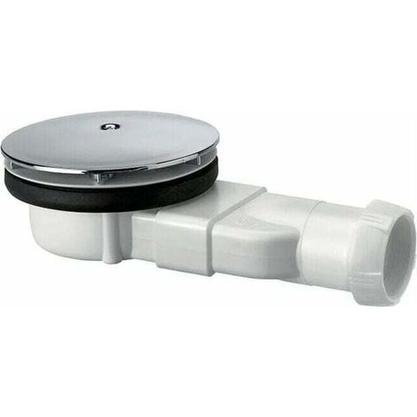 Bonde de douche extra-plate dôme abs 30720138, blanc Bonde de douche Bonde de douche