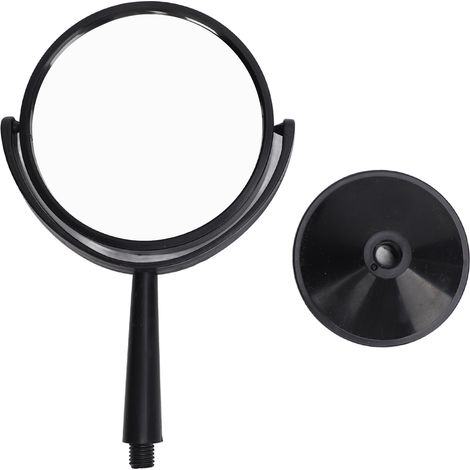 Miroir concave rond 4 pouces en verre et cadre noir ABS, miroir de physique flexible pour expériences et démonstrations (1/5)