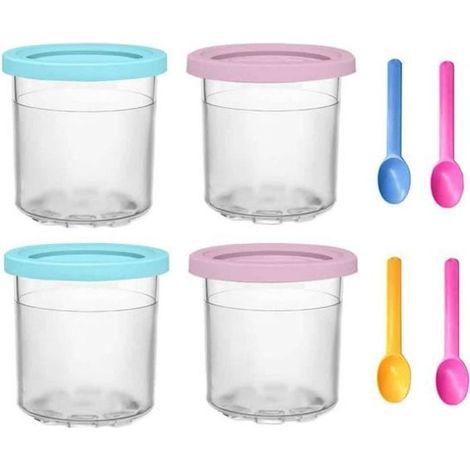 Bicchiere da pinta - SODIAL - Gelatiera - 1 litro - Compatibile con marca Ninja - Blu (1/3)