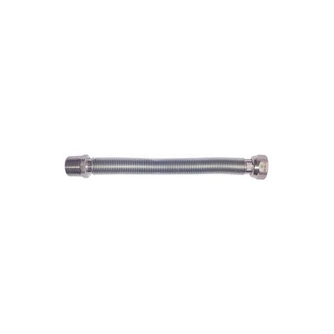 RACCORDO INOX ESTENSIBILE ACQUA 1/2 MF 200-400 MM- 1,0 pz
