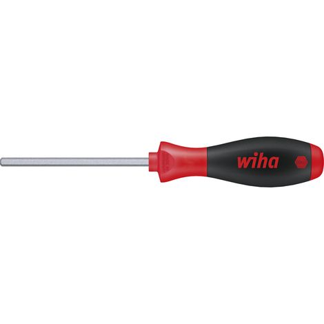 Wiha Schraubendreher SoftFinish® Sechskant mit Sechskantklinge 2,5 mm x 75 mm (26190)