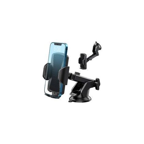 Support téléphone voiture rotatif 360° – Déverrouillage rapide – Pour smartphones 4 à 7 pouces (1/5)