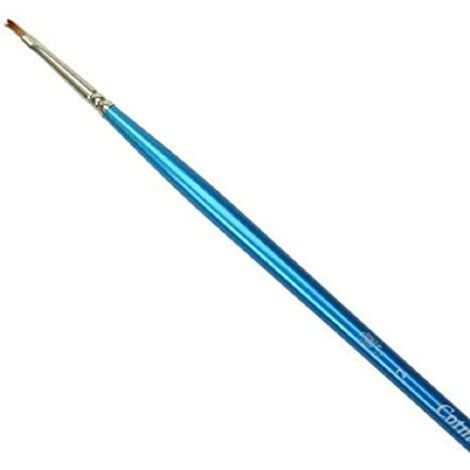 Winsor & Newton Cotman 5305002, Pennello, Legno, Nr. 2 - 2,4 mm, Flach - Pinsel, langer Stiel, Blu (1/3)