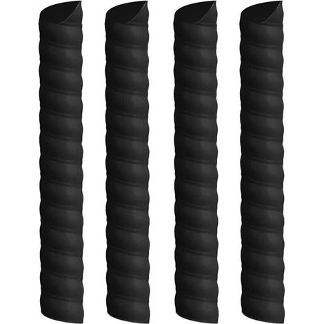 Lot de 4 protections de tronc d'arbre en spirales pour plantes contre les rongeurs, les cerfs, les tondeuses, les outils de jardinage, accessoires de pépinière, matériaux d'aménagement paysager(5cm40c (1/4)
