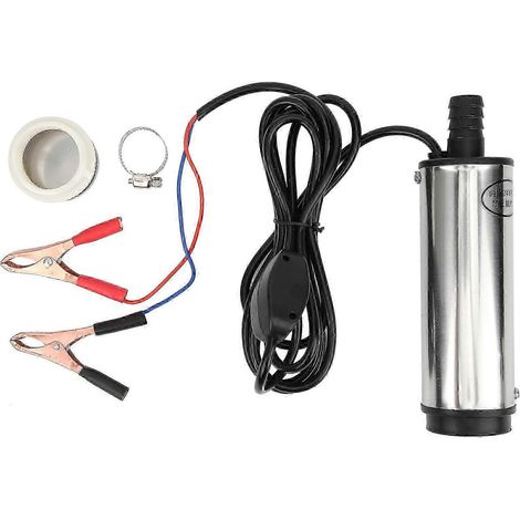 Pompe à eau et huile moteur auto 24V auto-amorçante pour diesel kérosène avec filtre (1/5)