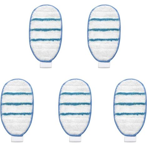 Pack of 5 washable microfiber replacement cleaning cloths for Black & Decker steam mop FSM1610/1630, CL30, 4MM15 (1/5)