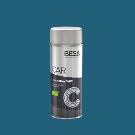 Bombe de peinture bi composant Bleu Azur RAL 5009 Mat
