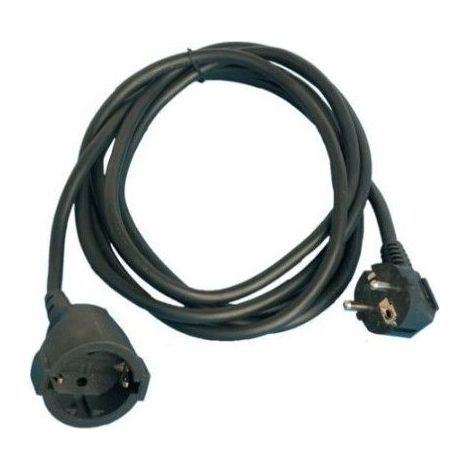 Prolongador noir 3x1.5mm 3 mètres 3500W GSC 0100046