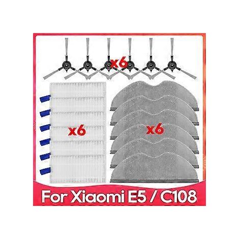 Zubehör für Saugroboter E5 / C108 / CDZC108 / BHR7969EU: Seitenbürsten-Wischfilter (1/5)