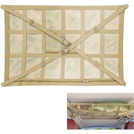 1 Filet de Rangement de Plafond de Voiture,pour Rangement d'objets,Parent (1/5)
