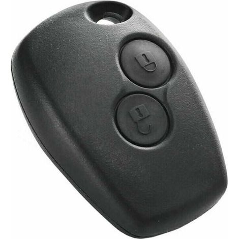 Kit Complet Coque Clé Télécommande Compatible avec Renault Dacia Sandero Duster Lodgy Logan Dokker avec 2 Boutons Switch
