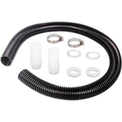 Kit de Raccordement Tuyau de Descente Recuperateur d'eau Pluie,ave 1m 32 mm Tuyau de Connexion et Accessoires Montage,Kit Raccordement pour Raccord 2 Bout Eau,Réservoirs d'eau,Barils de Pluie (1/4)