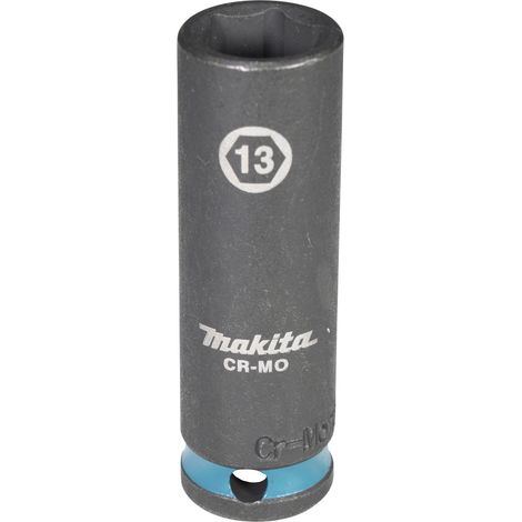 Makita E-16302 Steckschlüssel 3/8" SW13 Impact Black lang (1/4)