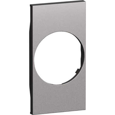 Cover presa standard tedesco 2 moduli steel living now bticino - ks04