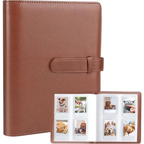 Album photo étanche pour Fujifilm Instax Mini 12, 11, 9 et 8 (256 photos), marron (1/5)