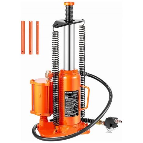 Cric Bouteille Hydraulique et Pneumatique Capacité 12 T (1/5)