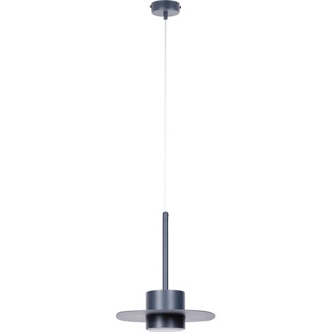 Suspension minimaliste graphite ronde 20cm GX53 Sigma (1/4)