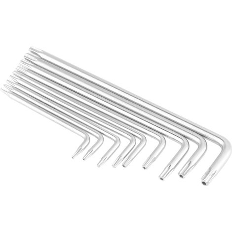 9-teiliges Set kleiner Sicherheitsstern-Sechskant-Universal-L-förmiger Schraubenschlüssel, Handwerkzeuge (1/5)