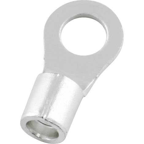 Cosses à œillet RS PRO, Non-isolé, 6mm², 5.3mm, 9.5mm