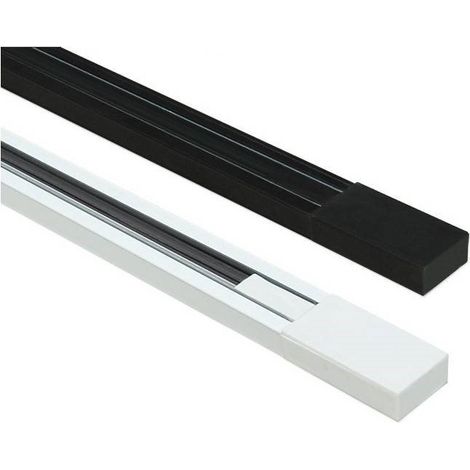 Binario monofase da superficie per faretti LED - 1 metro