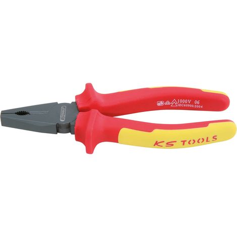 Pince universelle isolé 1000 V à poignées bi-composants 8" Longueur 200 mm (1/2)