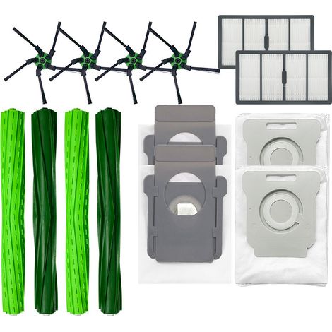 Repuestos para aspiradoras robot iRobot Roomba S9/S9+, incluyendo cepillo principal, filtro y bolsa para el polvo. (1/5)