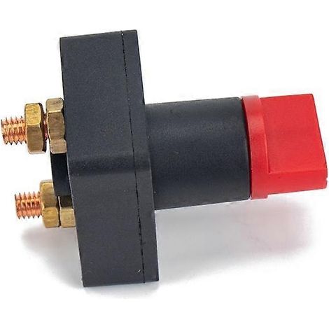 Interrupteur principal de batterie 300 A pour voiture, bateau et camion : coupe-batterie rotatif (1/4)