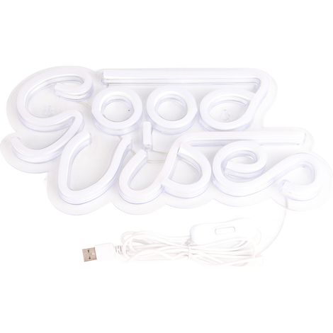 Lampe enseigne lumineuse LED moderne néon USB pour décoration chambre bar restaurant