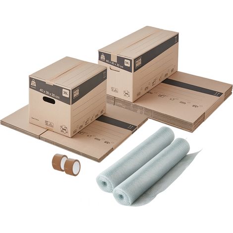 Pack and Move - Kit déménagement T1/T2 + 2 adhésifs offerts