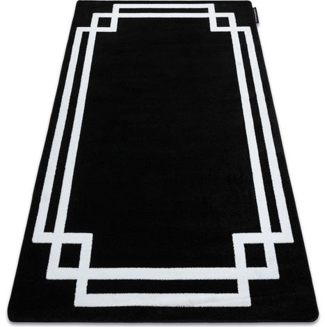 Teppich HAMPTON Lux schwarz black 160x220 cm