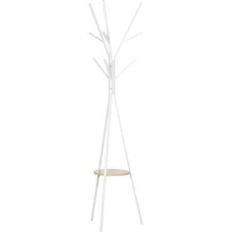 Porte-manteau easycomfort 9 ganci metallo robusto 45x45x180 cm (1/2)