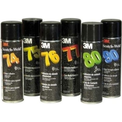 Adhesivo contacto reposicionable 500 ml spray 3m