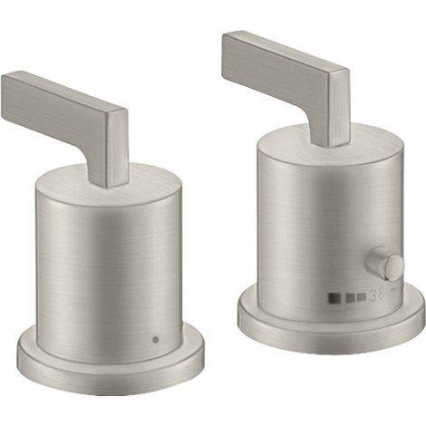 AXOR Citterio de hansgrohe Termostato de 2 orificios para borde