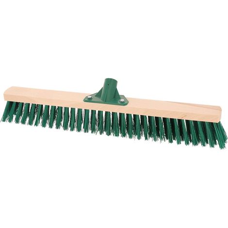 Testa di scopa in fibra dura 63 cm telaio in legno - verde scuro - Tendance (1/5)