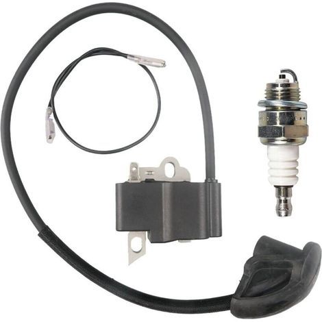 Bobine d'allumage haute tension compatible avec FS120 FS120R FS200 FS200R FS250 avec bougie d'allumage (1/4)