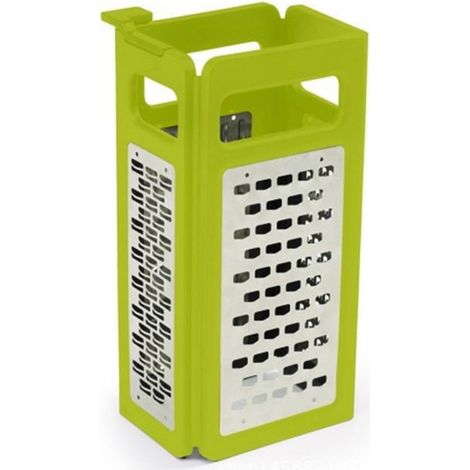 Broyeur de déchets professionnel pliable en acier, broyeur avancé à quatre faces (vert)