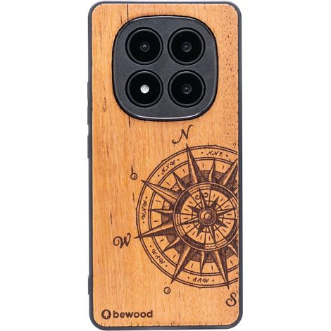Custodia in legno Bewood per Xiaomi Redmi Note 14 Pro Plus 5G TRAVELER MERBAU (1/5)